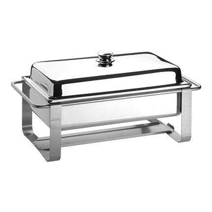 GN 1/1 Chafing Dish with Swing-Up Lid | Spring | Stainless Steel 18/10 1