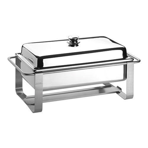 GN 1/1 Chafing Dish with Swing-Up Lid | Spring | Stainless Steel 18/10 1