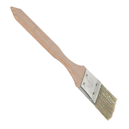 Grease Brush | EMGA | Nickel Silver Wire | Wood Handle | 6 cm Wide 1