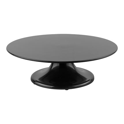 Cake Stand with Swivel Base | EMGA | Black Melamine | Ø32 x H10 cm 1