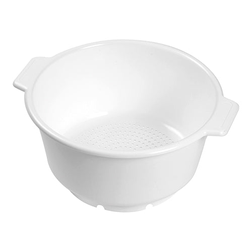 White Polypropylene Colander | EMGA | Bottom Perforated | Ø36 x H18.5 cm 1