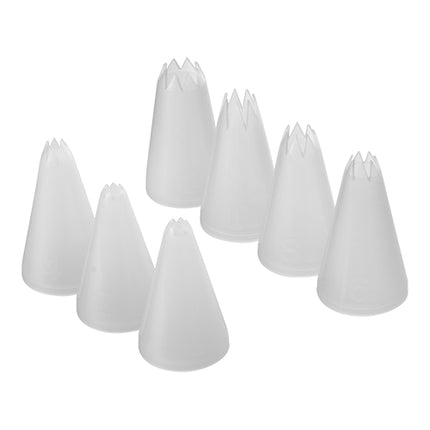 Icing Tips | EMGA | Set of 7 | Serrated | Ø6 mm–Ø16 mm 1