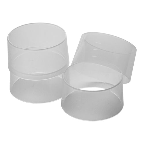 Transparent Polypropylene Rice Portioner Ø8 x H4.5 cm | EMGA | Set of 4 | Heat Resistant up to 110°C 1
