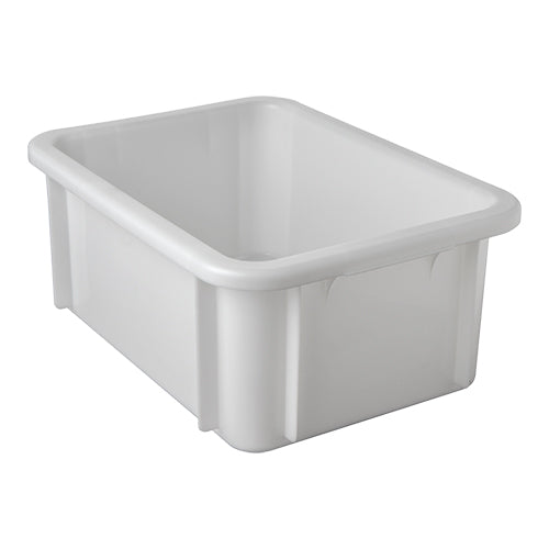 Stacking Container | EMGA | White Polypropylene | 39.5 x 29.5 x H16.5 cm | 12 L 1