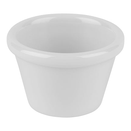 White Melamine Ramekin Ø6 x H3.7 cm | EMGA | 0.04 L | Dishwasher Safe 1