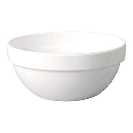 Round White Melamine Serving Dish | EMGA | Ø14 x H6.5 cm | 0.5 L 1