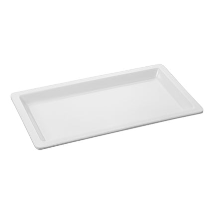 Gastronorm Pan GN 1/3 | Pujadas | White Melamine | 32.5 x 17.6 x H2 cm 1