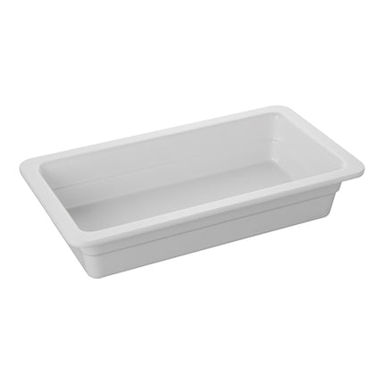 Pujadas GN 1/3 Gastronorm Pan | White Melamine | H65 mm | 32.5 x 17.6 cm 1