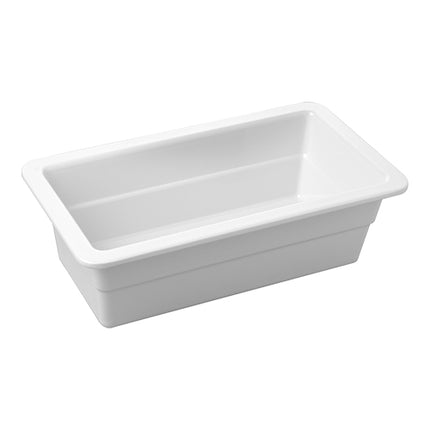 Melamine Gastronorm Pan GN 1/3 | Pujadas | White, 100 mm Deep | 32.5 x 17.6 cm 1