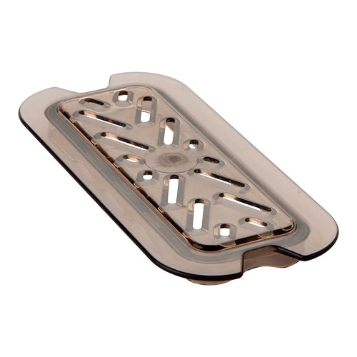 Smoked Copolyester Drain Tray GN 1/4 | Bourgeat | Dishwasher & Microwave Safe | 26.5 x 16.2 cm 1