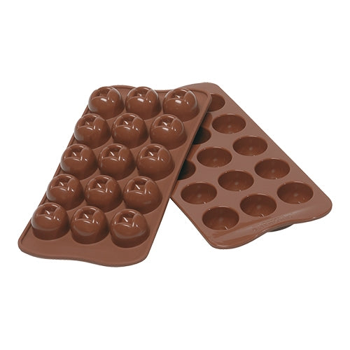 Silicone Chocolate Mould Imperial | Silikomart EasyChoc | 15 Compartments | Ø2.8 x H2.0 cm Cavities 1