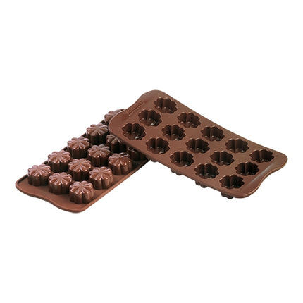 Silicone Chocolate Mould Fleury | Silikomart EasyChoc | 15 Compartments | 22 x 11 cm 1