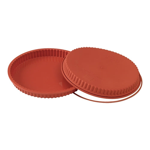 Serrated Silicone Pie Baking Mould | Silikomart UniFlex | Ø24 x H3 cm | 1.25 L 1