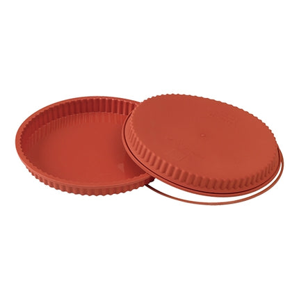 Serrated Silicone Pie Baking Mould | Silikomart UniFlex | Ø28 x H3 cm | 1.75 L 1