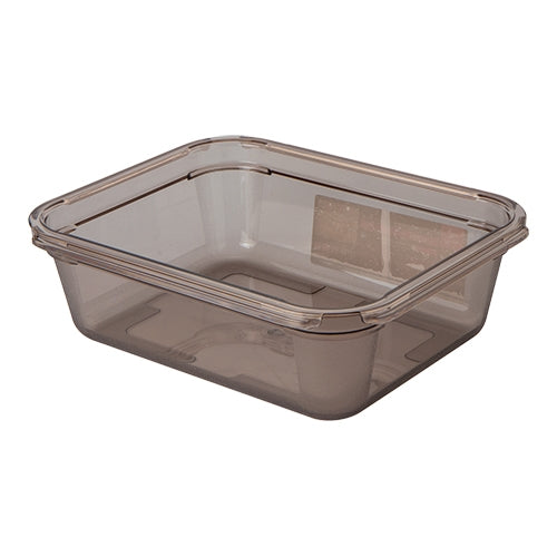 Bourgeat Smoked Copolyester GN 1/2 Gastronorm Pan | 100 mm | 5.3 L 1