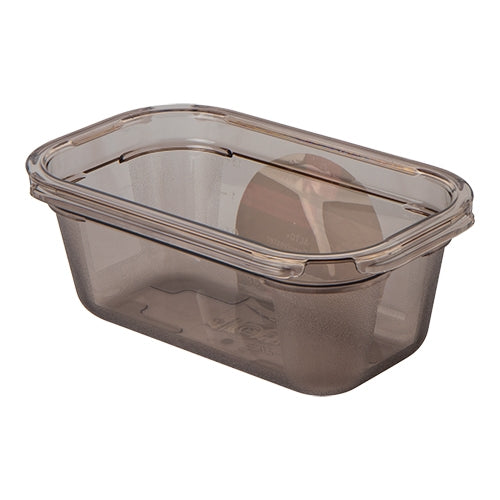 Gastronorm Pan GN 1/4 100 mm | Bourgeat | Smoked Copolyester | 2.2 L 1