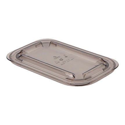 GN 1/4 Gastronorm Cover | Bourgeat | Smoked Copolyester, Standard Lid | 26.5 x 16.2 cm 1