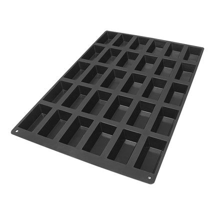 Silicone Mini Cakes Baking Mould | Silikomart 60x40 | 30 Compartments | 9.9 x 4.9 x H3 cm | 0.13 L 1