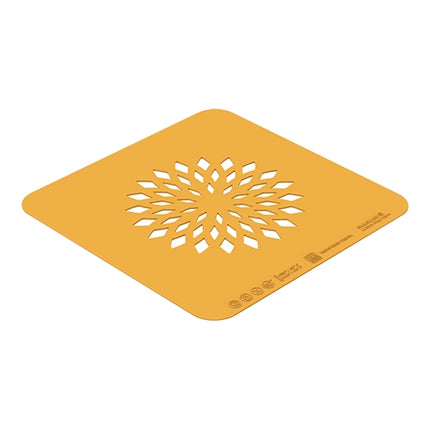 Silicone Plate Decorating Stencil Fiore di Loto | Silikomart Naturae | Set of 2 | Ø10 cm 1