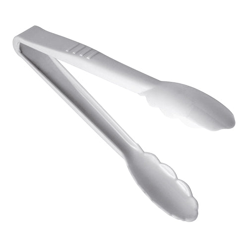 Serving Tongs with Rounded Edges | EMGA | White Polyamide | 22 cm 1