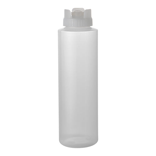 Non-Drip Squeeze Bottle | CaterChef | Transparent Polyethylene | 0.360 L, Ø5 x H20 cm 1