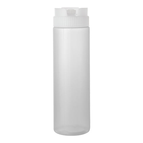Transparent PE Squeeze Bottle with Non-Drip System | CaterChef | 72 cl | Ø7 x H24 cm 1