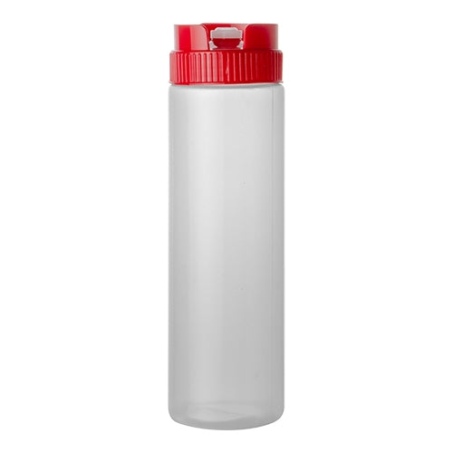Red PE Squeeze Bottle with Non-Drip System | CaterChef | 72 cl | Ø7 x H24 cm 1