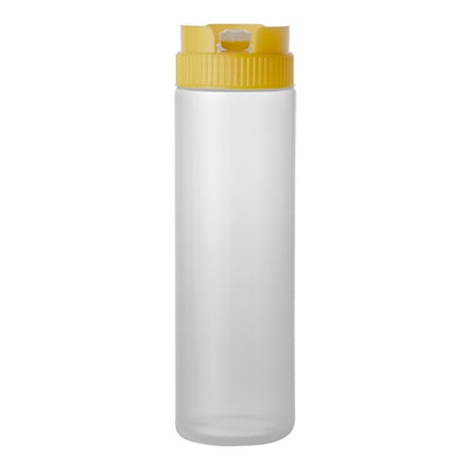 Yellow PE Squeeze Bottle with Non-Drip System | CaterChef | 72 cl | Ø7 x H24 cm 1