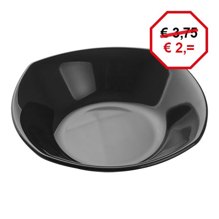 Black Melamine Serving Dish | EMGA | Round, Dishwasher Safe | Ø20 cm 1
