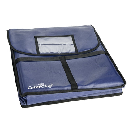 CaterChef Blue PVC Pizza Delivery Bag | Capacity 4 Pizzas | 50 x 50 x H15 cm 1