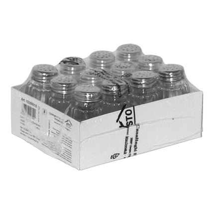 EMGA Glass Salt Shaker | Set of 12 | H8 cm 1