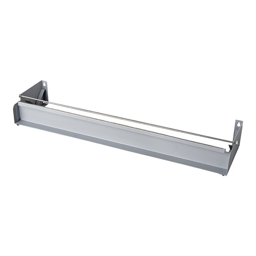 Wall-Mounted Epoxied Metal Foil Dispenser with Saw | CaterChef | 60 cm Working Range | W66 x D17 x H9 cm 1