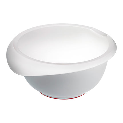 Mixing Bowl with Spout and Non-Slip Base | Westmark | White Polypropylene | 3.5 L, Ø26 x H12.5 cm 1