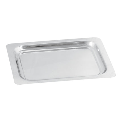 Rectangular Stainless Steel 18/8 Serving Dish | EMGA | 22.5 x 18 x H1 cm 1