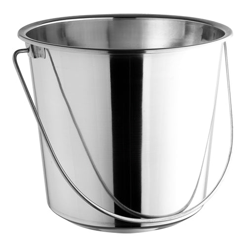 Stainless Steel Bucket | EMGA | 13 L | Ø29.5 x H27.5 cm 1