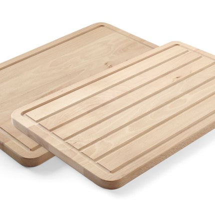 Dual-Sided Baguette Board | HENDI | Ash and Beech Wood | 530x325mm