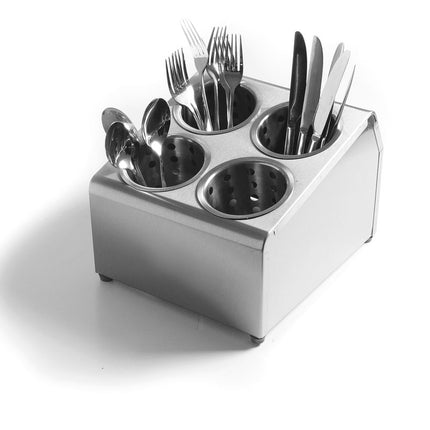 Stainless Steel Cutlery Basket | HENDI | Ø97x(H)137mm 3
