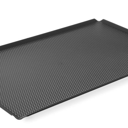Perforated Tray GN 1/1 with 4 Rims | Hendi | 530x325x10mm | Teflon™ Non-Stick Coating