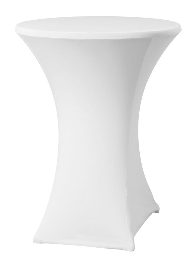 Round Table Cover | HENDI Symposium | White | Ø850x(H)1150mm