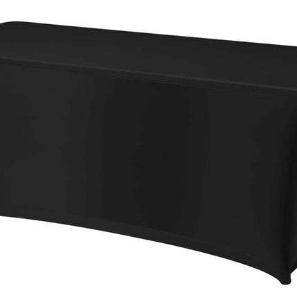 Rectangular Table Cover Black, Plain Jersey Fabric | HENDI Symposium | 1500x760x(H)730mm
