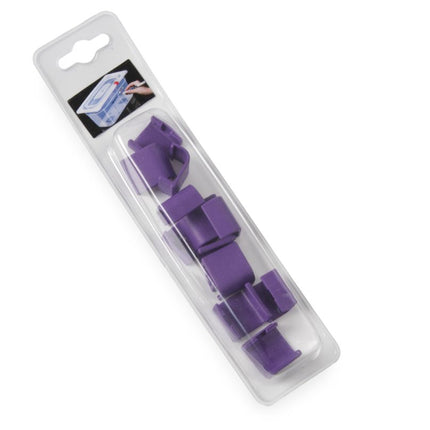 Purple Lid Clips for HACCP Storage Containers | HENDI | 12 Pieces 2
