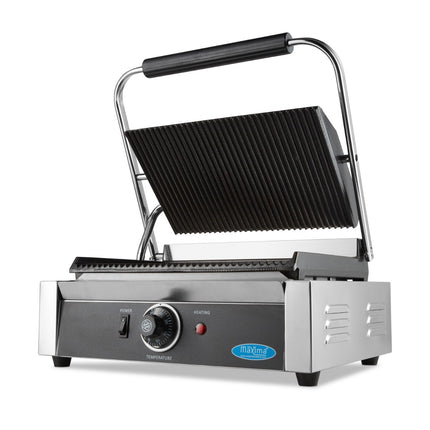 Contact Grill | Grooved | Single Grill Plate | 33,5cm 1