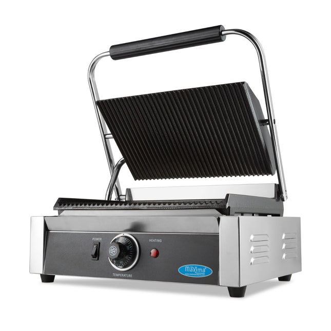 Contact Grill | Grooved | Single Grill Plate | 33,5cm 1