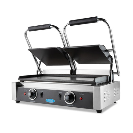 Contact Grill | Smooth | Double Grill Plate | 2 x 22cm 1