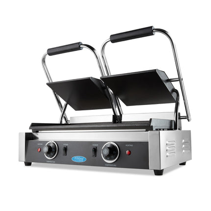 Contact Grill | Smooth | Double Grill Plate | 2 x 22cm 7