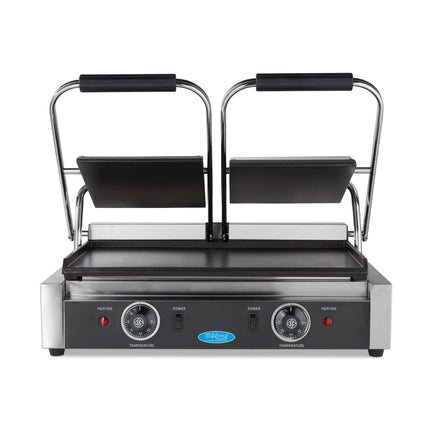 Contact Grill | Smooth | Double Grill Plate | 2 x 22cm 2