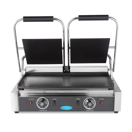 Contact Grill | Smooth | Double Grill Plate | 2 x 22cm 9