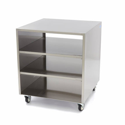 Stainless Steel Machine Table | 60 x 60cm | 120kg Load Capacity | on Wheels 4