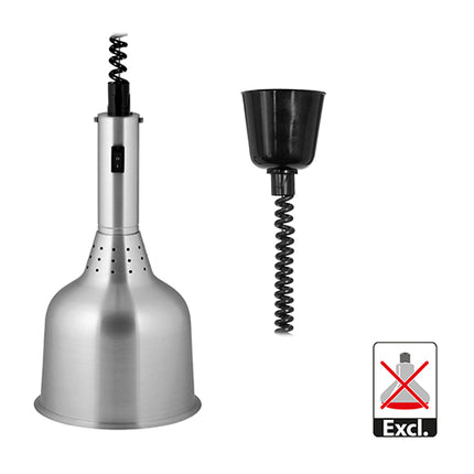 Retractable Heat Lamp Shade | EMGA | Aluminium | Ø18 x H40 cm 1