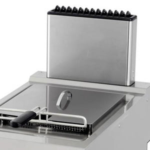Heavy Duty Deep Fryer | 1 x 12L | Single Unit | 70cm Deep | with Drain Tap | Gas 5